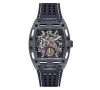 Guess Montre Homme GW0499G1 Affichage analogique Bleu marine / Or Taille Unique