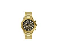 Guess Montre Homme Edge GW0539G2 – Bracelet acier doré, Multifonction, 5 ATM