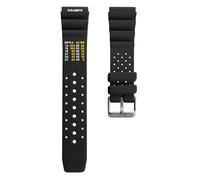 WatchGecko Abyss Bracelet de montre ProDive en caoutchouc PU avec boucle en acier inoxydable 316L, étanche, multicolore, 20 mm, 22 mm, 20 mm, Caoutchouc, Pas de gemme