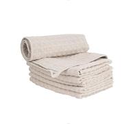 watchget Barista Lot de 6 chiffons de nettoyage en microfibre gaufrée pour cuisine, café, bar, machine à café, kaki (30,5 x 30,5 cm)