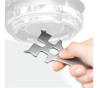 watchget Clé à expresso multifonctionnelle pour retirer le panier du porte-filtre - Ne convient pas aux accessoires de machine à expresso Breville en acier inoxydable