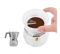 watchget Entonnoir de dosage pour cafetière expresso à moka - Pour 6 tasses - Transparent