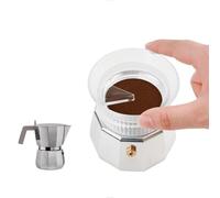 watchget Entonnoir de dosage pour cafetière expresso Moka Express de 54 mm - Outil de distribution pour cafetière italienne - Entonnoir de dosage pour 3 tasses - Transparent