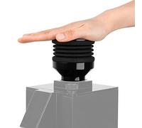 watchget Eureka Mignon Grinder Trémie à dose unique avec embout en silicone et capuchon métallique Noir