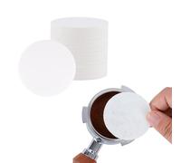 watchget Lot de 500 filtres en papier pour expresso - 51 mm - Filtres de rechange en papier non blanchi - Compatible avec les portafiltres et paniers de 51 mm - Accessoires pour machines à expresso