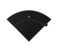 Watchget - Sac De Rangement En Cuir PU, Filtre À Café En Papier, Support De Cône Étanche, Distributeur Portable, Facile À Nettoyer(Black)