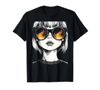 Watching It Burn Wearing Sunglasses T-Shirt