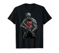Watchman on The Wall Modern Tactical Knight Templier Knight T-Shirt