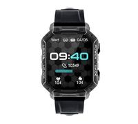 WATCHMARK Smartwatch Montre Ultra Noir Bracelet Silicone Modes Sport Résistant IP67 Résistant
