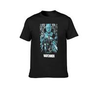 Watchmen Movie Poster Black Men T-Shirt Graphic Printed Top Unisex Tee Black XL