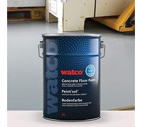 Watco Peint'sol® mat, peinture polyuréthane effet mat pour sol béton industriel terne et poussiéreux, 5L (Gris Poussière)