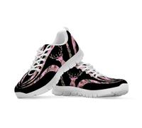 Watdotory Chaussures de marche légères en maille respirante pour adulte - Baskets quotidiennes pour homme et femme, Pink Art Camo Elk, 36 EU