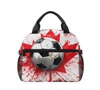 Watdotory Sac à déjeuner isotherme Canada Soccer pour enfants