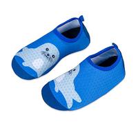 WateLves Enfant Chaussures Aquatiques Fille Garçon Chaussons de Plongée Chaussettes Séchage Rapide Antidérapant Pieds Nus d'eau pour Sports Nautiques Piscine et Plage Natation Surf Voile Mer