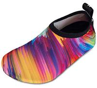 WateLves Enfant Chaussures Aquatiques Fille Garçon Chaussons de Plongée Chaussettes Séchage Rapide Antidérapant Pieds Nus d'eau pour Sports Nautiques Piscine et Plage Natation Surf Voile Mer