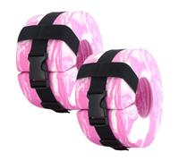 Water Aerobics Float Ring Equipment, EVA Aquatic Cuffs with Adjustable Straps for Arms and Ankles, Portable Training Gear for Athletes Professionals Water Fitness and Workouts 15x15x7.5cm