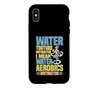 Water Aerobics Instructor Not Torture I Swear Coque pour iPhone X/XS