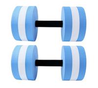 Water Aerobics Weights - 10,63 x 5,12 pouces, pool haltères | 2 pièces Aquatic Workout Barbells for Swimming Exercise, Fitness Training, Weight Loss, Men, Women, Kids, Adults, Outdoor Water Sports