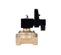 Water Air Solenoid Valve With Timer 220v 110v 24v Normally Closed 3/8 1/2 3/4 1-1/4 1.5 2 Brass Electric Valve(NPT_220VAC_150)