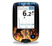 Water and Flames - Autocollant for FreeStyle Libre reader