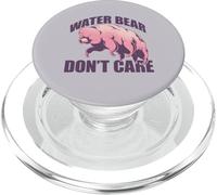 Water Bear Don't Care Tardigrade Meme Humoristique PopSockets PopGrip pour MagSafe