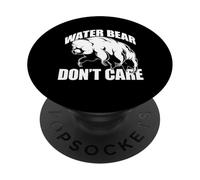 Water Bear Don't Care Tardigrade Strong Meme PopSockets PopGrip Adhésif
