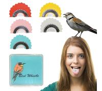 Water Bird Whistle - 5 Packs Bird Caller Tongue Whistle Warbler, SAFE BOUCH BOID WHISTLE | Roman amusant sifflet magic tweeting noisemaker toys for kids adults, train siffle, magic potion jouet