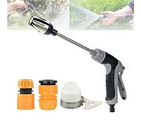 Water Blitz High Pressure Washer, Water Blitz Pressure Washer, Turbowasher for Garden Hose, with 360°Rotating for Three Spray Modes, for Lawn & Garden, Washing Cars (B)