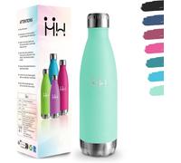 Water Bottle,500ml Bpa Free,Insulated Bottle,18/8 Stainless Steel,Insulated Bottle,Double-Walled Vacuum Insulation,Stainless Steel Water Bottle For School,Hiking-Bluegreen Water Bottle