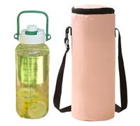 Water Bottle Bag Adjustable Strap Portable Insuated Bring A Water Pouch | Water Bottle Sleeve for Walking Hiking Travel Sprts Outdoor Camping Beach Picnic Work