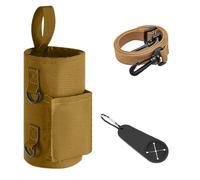 Water Bottle Bag, Magnetic Gym Pouch, Portable Phone Holder, Thickened with Shoulder Strap, Polyester Gym Organizer for Men, Women, Phones, Keys, 8,07 x 3,94 pouces, , riferimento alla