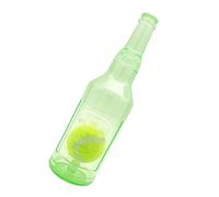 Water Bottle Dog Toy - Portable Puppy Chew Squeaky Cruncher, Interactive Play Accessory | Long lasting Bite Resistant Pet Chewing Toy Bottle with Ball for Agressive Chewers Fun Entertainment Exercise