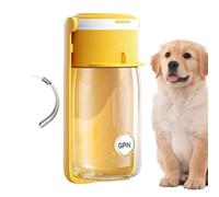 Water Bottle - for Dogs with Lanyard Leakproof Dispenser | Pet Drinking Travel Dog Water Bottle 15x7.5cm | for Outdoor Walking Camping Hiking Fishing Picnic Road Trip Vacation