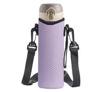 Water Bottle Holder - Fabric Cooler Bag With Adjustable Strap | Drink Bottle Sling Pouch, Portable Carrier For Hiking, Camping, Gym, Travel, Picnic, Outdoor, School, Office