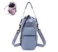 Water Bottle Shoulder Bag - The Ultimate Outdoor Companion, Portable Water Bottle Sling Bag with Strap for Hiking, Travel, Gym, Daily Carry (Blue)