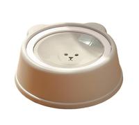 Water Bowl Cat, Dog Pot No Tip, Slow Pet Feeder, Portable Non-Slip Base Sturdy Lightweight Eco-Friendly Engaging Design for Home, 9.45x9.45x3.27 inches