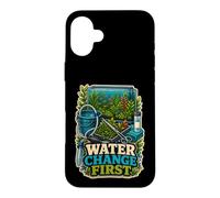 Water Change First Entretien Aquarium Coque pour iPhone 16 Plus