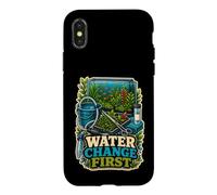 Water Change First Entretien Aquarium Coque pour iPhone X/XS
