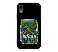 Water Change First Entretien Aquarium Coque pour iPhone XR