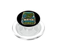 Water Change First Entretien Aquarium PopSockets PopGrip pour MagSafe