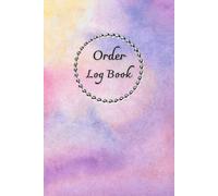 Water Color: Customer Order forms for sale tracker, Undated Monthly Planner, Payment Method, Delivery Date, 120 Pages, Size 6” x 9”.