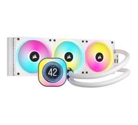 Kit Watercooling AIO Corsair iCue Link H150i LCD RGB - 360mm (Blanc)