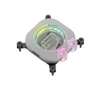 Corsair Waterblock processeur iCUE Link XC7 RGB Elite — Flux transparent — LGA1700/AM5 — Blanc