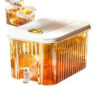 Water Dispeneser - 3/5L Fridge Dispeniser With Filter | Leakproof Juice Dispensser | Party Beverage For Hot Tea Coffee Milk Cider And Boiled Water, Juice, Fruit Beverages, Tea