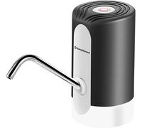 Water Dispenser,Water Dispenser with 2 Adapters,Automatic Water Pump Portable USB Rechargeable Water Dispenser,Bottles for Camping,Home and Office,Black.[F12]