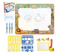 Water Doodle Bloc de Dessin, Tapis de Doodle à Eau Jouet pour, Tapis de Dessin de 150 X 90 CM | Tapis de Peinture Aquarelle Réutilisable, Kit de Peinture pour Tout-Petit, Pas de désordre, pour