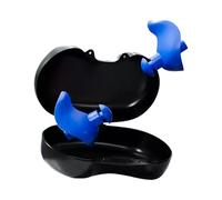 Water Ear Plugs - Pack of 2 Swimmers Silicone Earplugs for Dry Canal, Ergonomic Triple Flange with Soft Texture, Swim Gear for Noise Reduction Water Protection Shower Swimming Accessories Blue 2 Pair