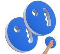 Water Exercise Discs Weight - 2 Pieces Hand Held Foam Resistance Weightš - Pool Workout Equipment | For Women Men Adults Athletes Weight Aquatic Swimming Fitness Sports Training
