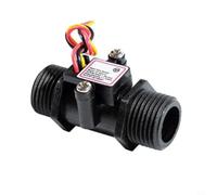 Water Flow Sensor G1/2 Hall Effect 1-30L/min(black)