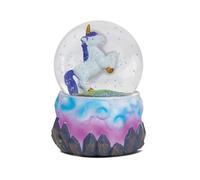Water Globe - Licorne de Deluxebase. Boule à Neige avec Figurines de Licornes. Globe en Verre pailleté avec Figurines en résine. Décorations pour la Maison, Décoration de Fantaisie.